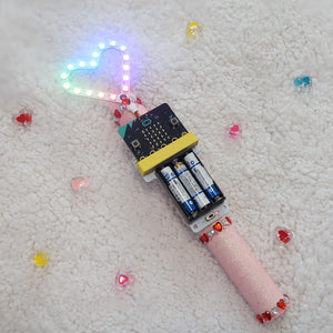 【送料無料】micro:bit（マイクロビット）で光るハートのステッキ工作キット
