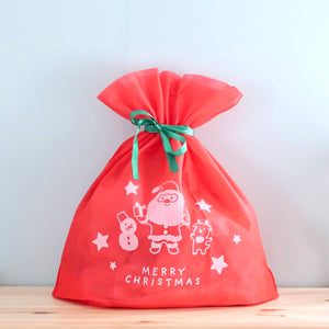 クリスマスギフト用のラッピング袋