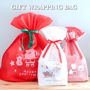 クリスマスギフト用のラッピング袋